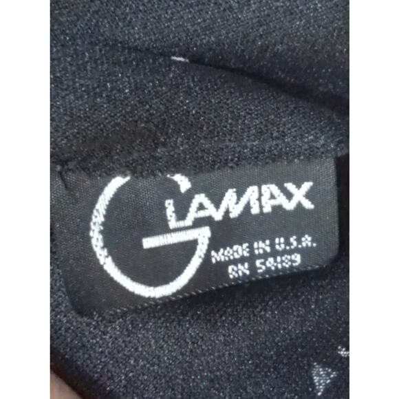 Glamax vintage Black dress with white geo print. - Picture 7 of 7